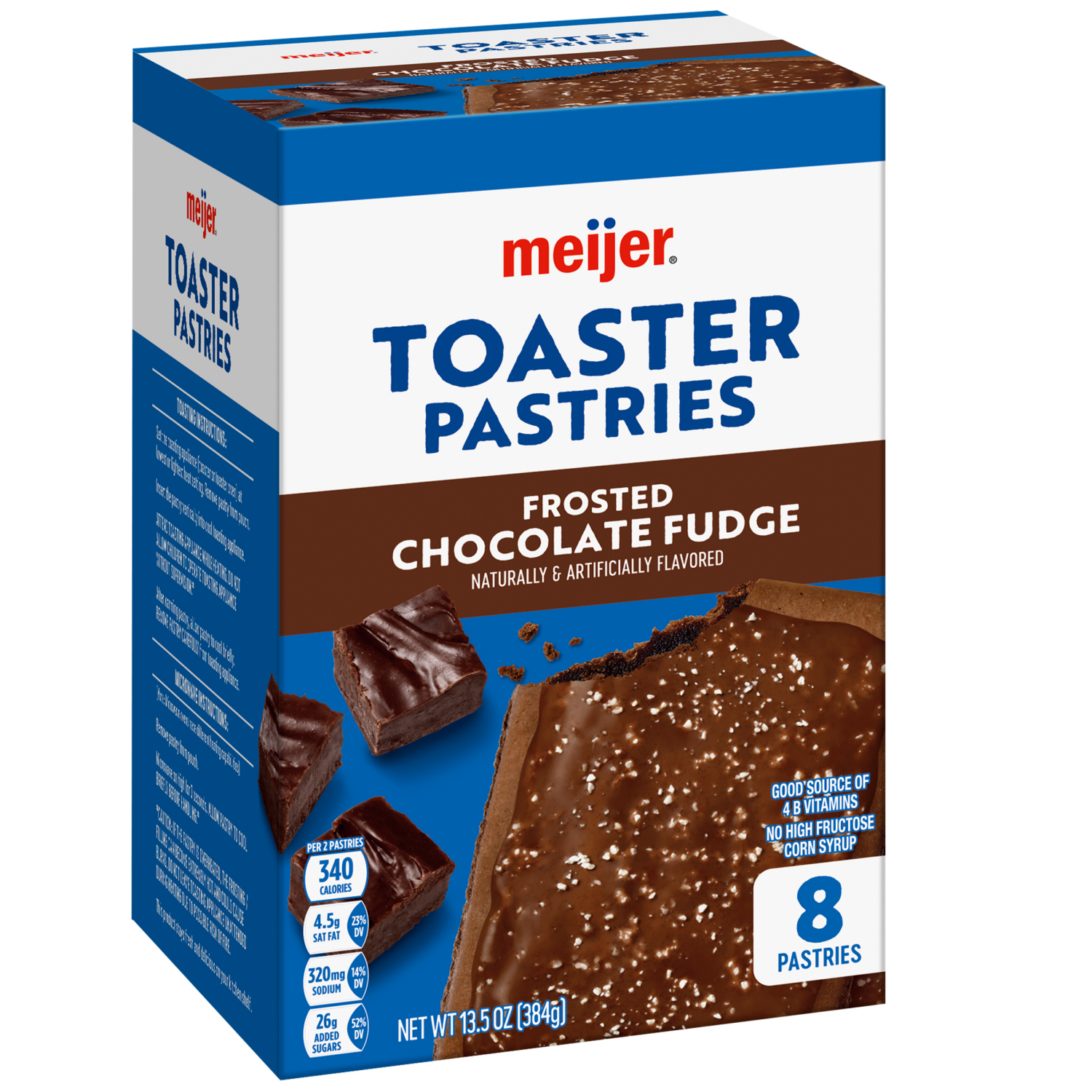 slide 4 of 5, Meijer Frosted Chocolate Toaster Treats, 8 ct