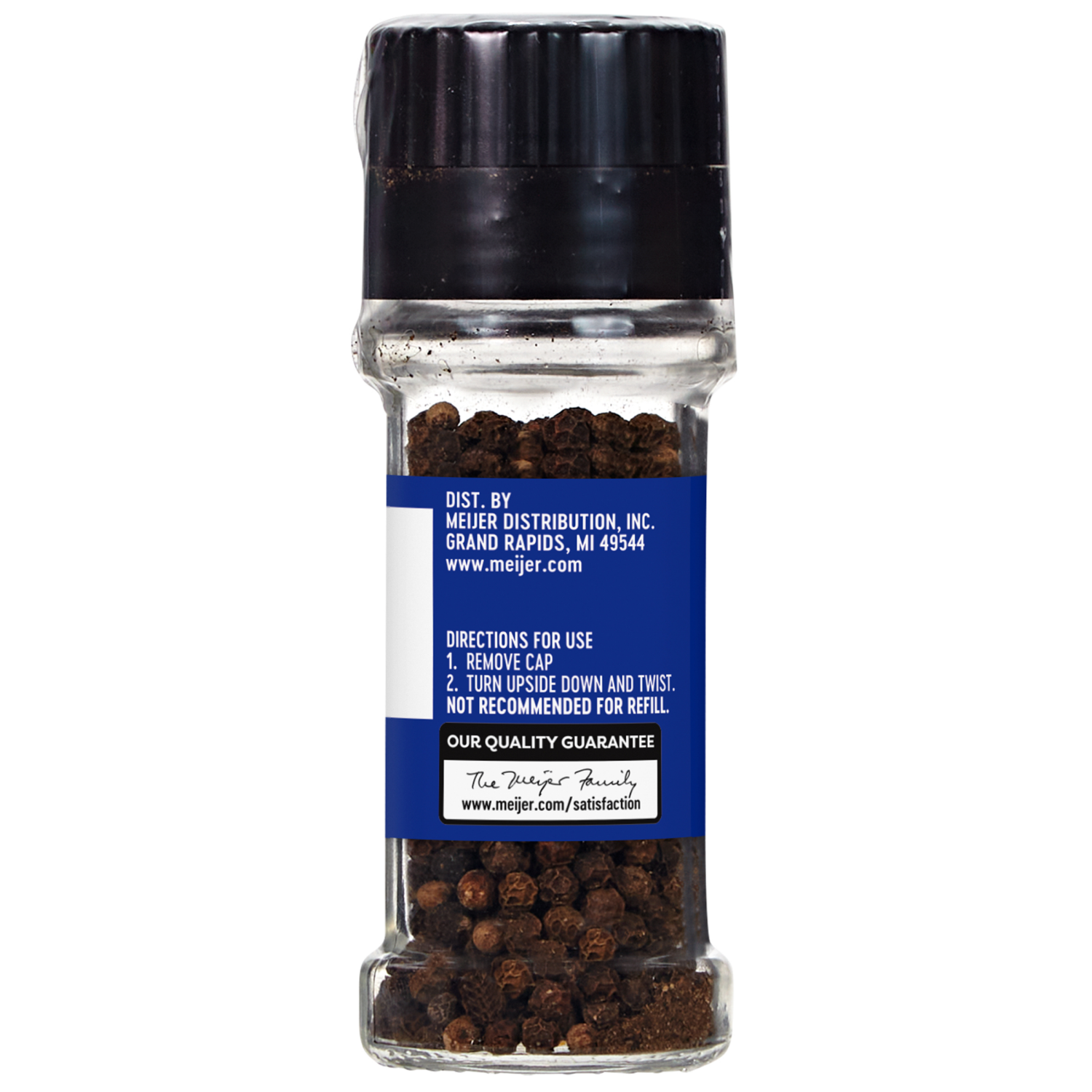 slide 3 of 3, Meijer Black Peppercorn Grinder, 1 oz