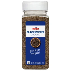 Meijer Ground Black Pepper