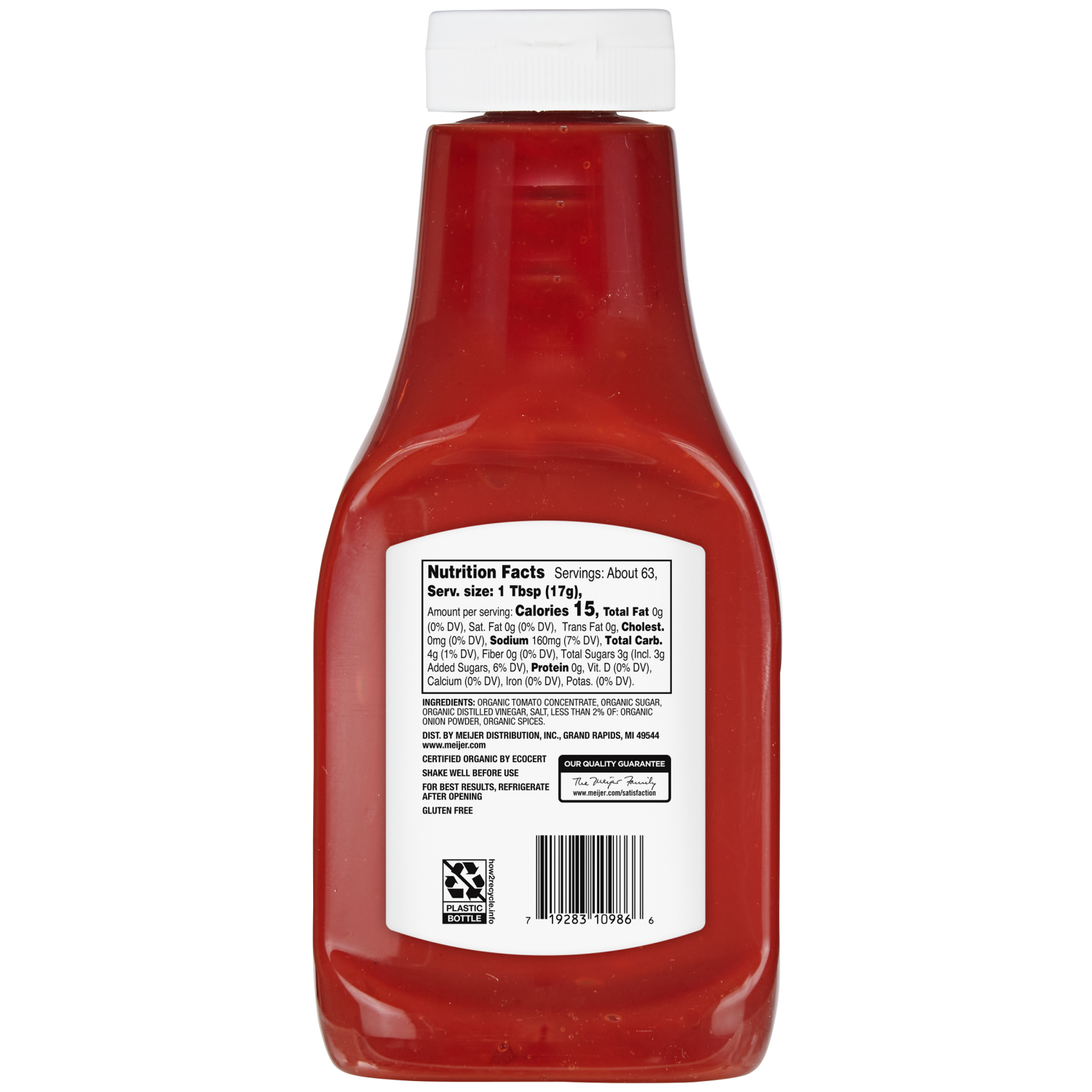 slide 2 of 2, True Goodness Organic Ketchup, 38 oz