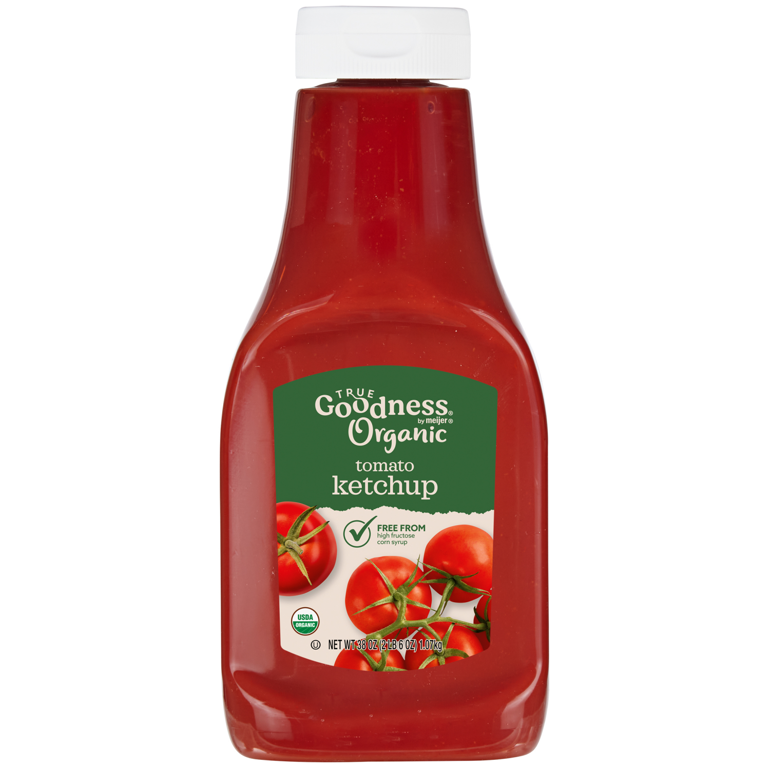 slide 1 of 2, True Goodness Organic Ketchup, 38 oz
