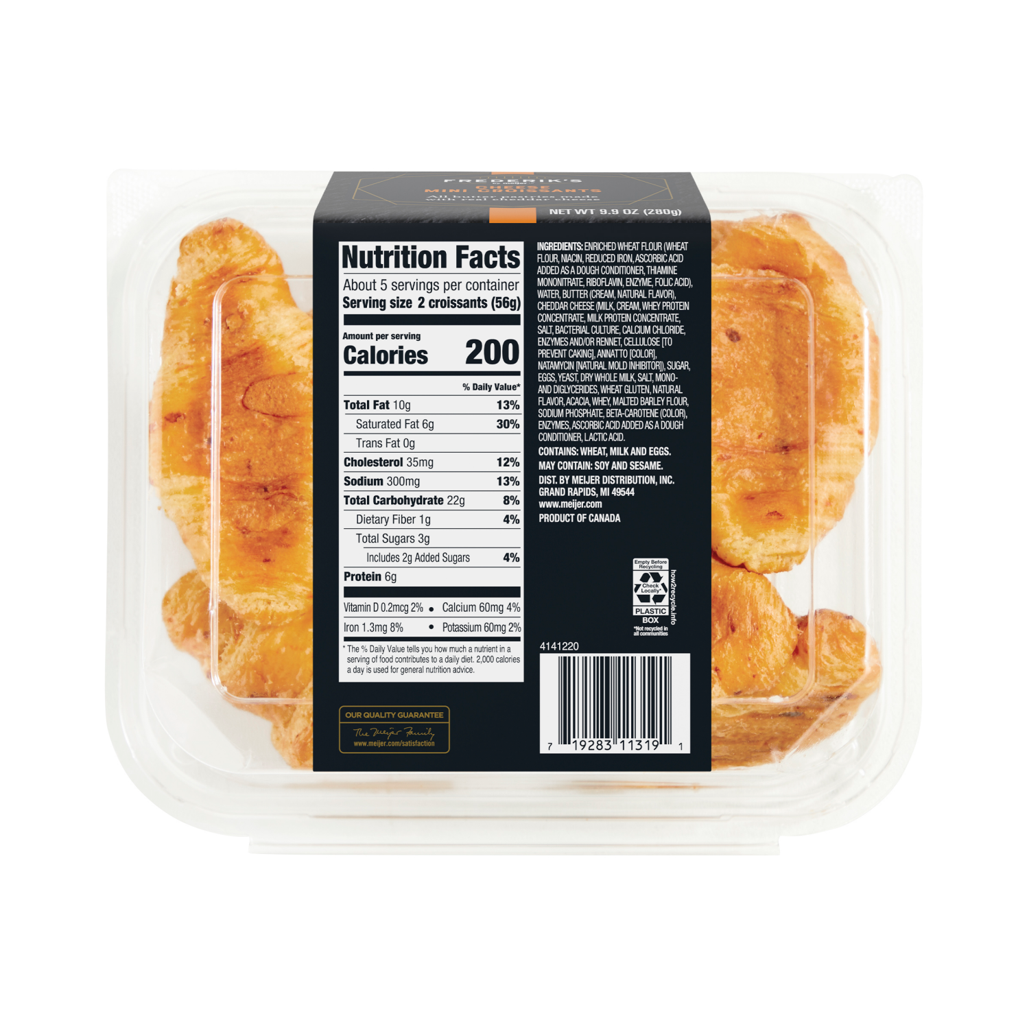 slide 3 of 5, Frederik's By Meijer Fredericks Mini Cheese Croissant 10PK, 10 ct