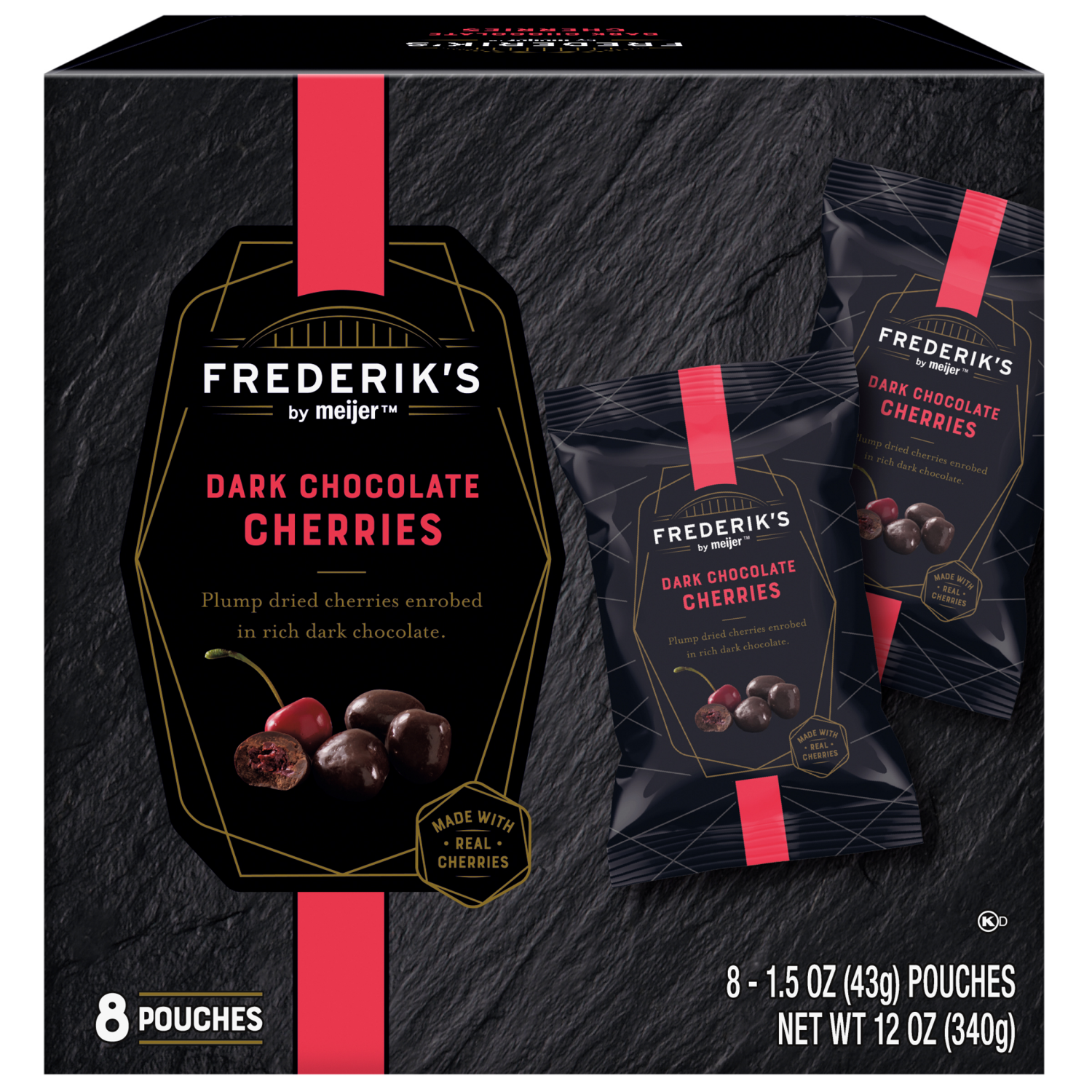slide 2 of 8, Frederiks By Meijer Frederiks Dark Choc Covered Cherries /, 8 ct; 1.5 oz