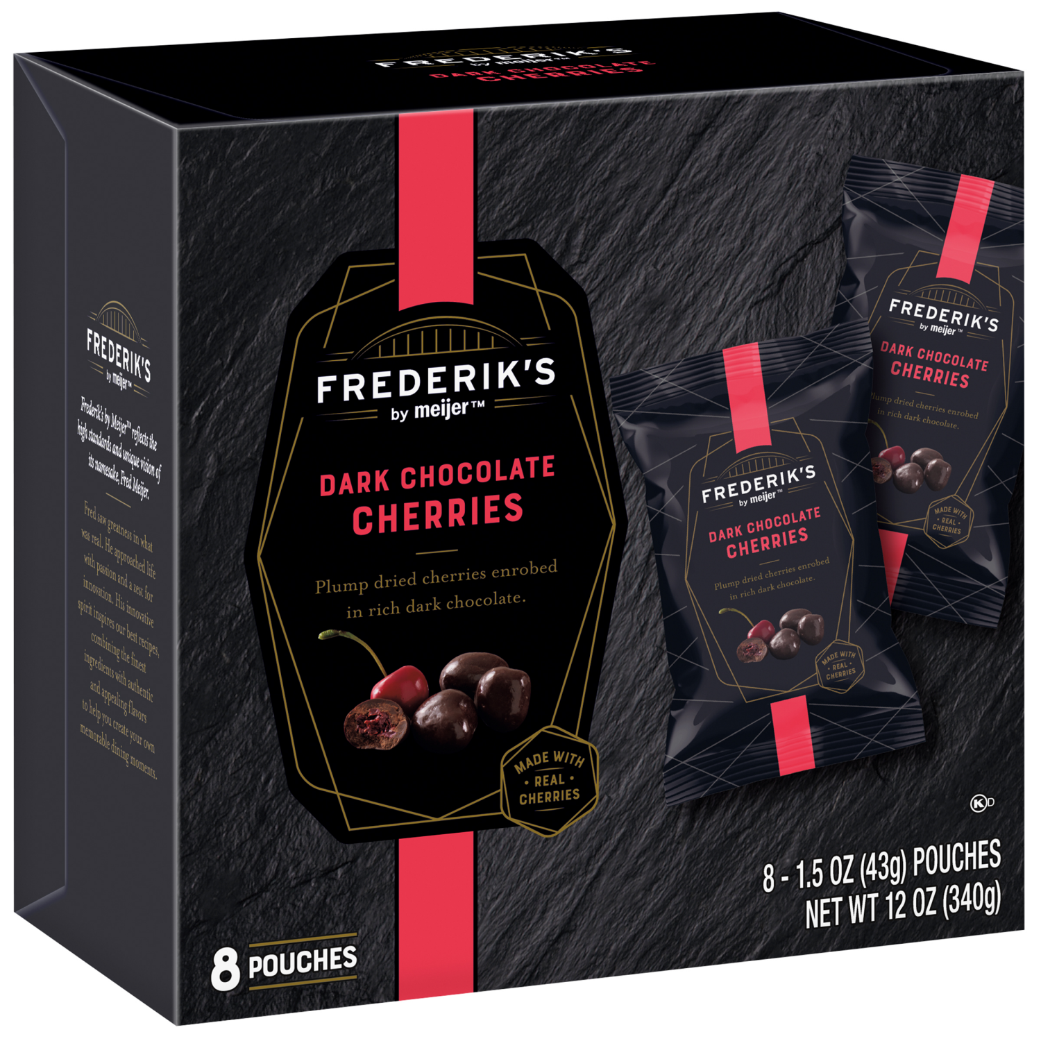 slide 6 of 8, Frederiks By Meijer Frederiks Dark Choc Covered Cherries /, 8 ct; 1.5 oz