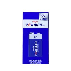Powercell Battery 9v 2 Pack Paper Box