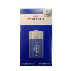 Powercell Battery C 4 Pack Paper Box