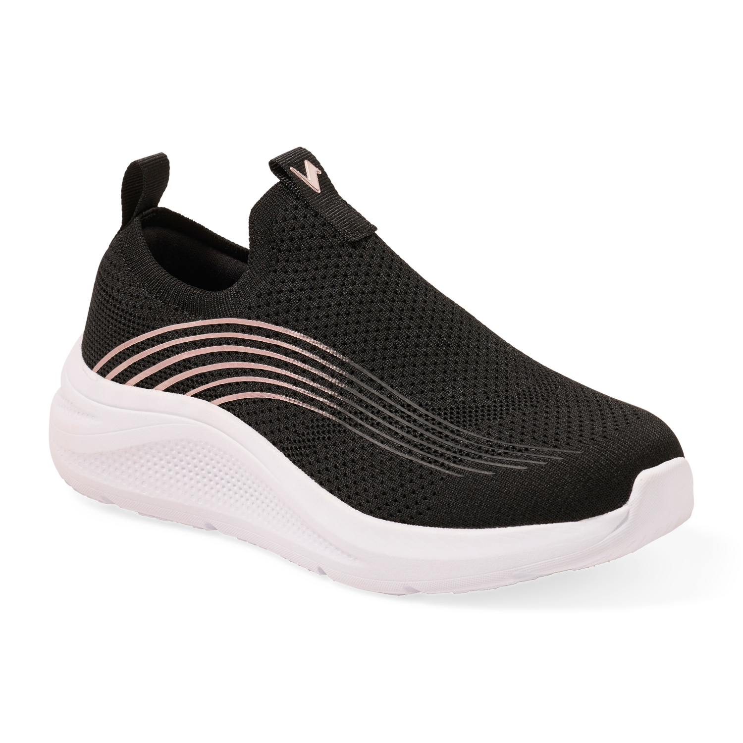 slide 1 of 6, Vively Women's Grand Running Shoe, Black, Size 9.5, 9.5w