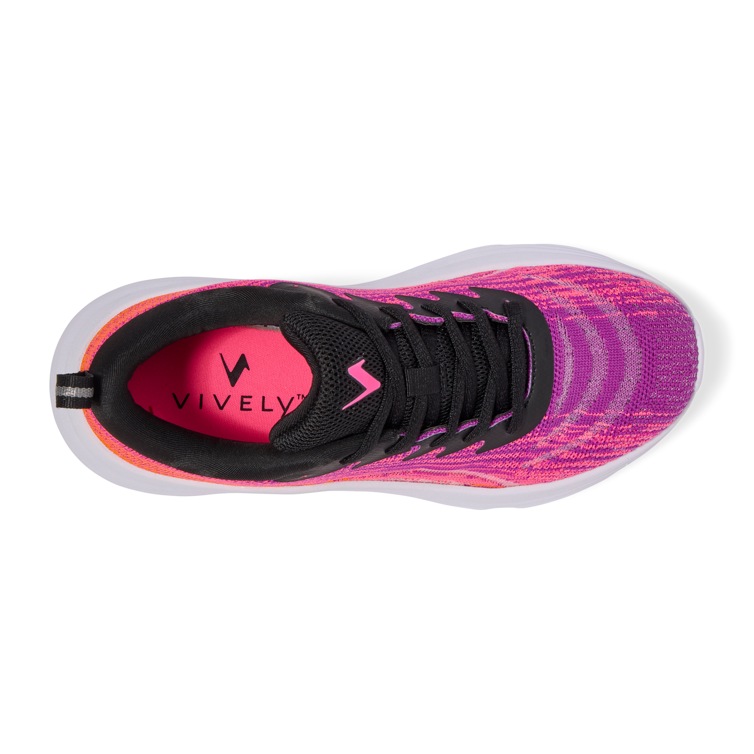 slide 6 of 6, Vively Women's Aurora Running Shoe, Pink, Size 10.5, 1 ct