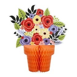 Meijer Poppy Honeycomb Centerpiece