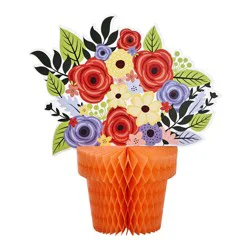 Meijer Poppy Honeycomb Centerpiece
