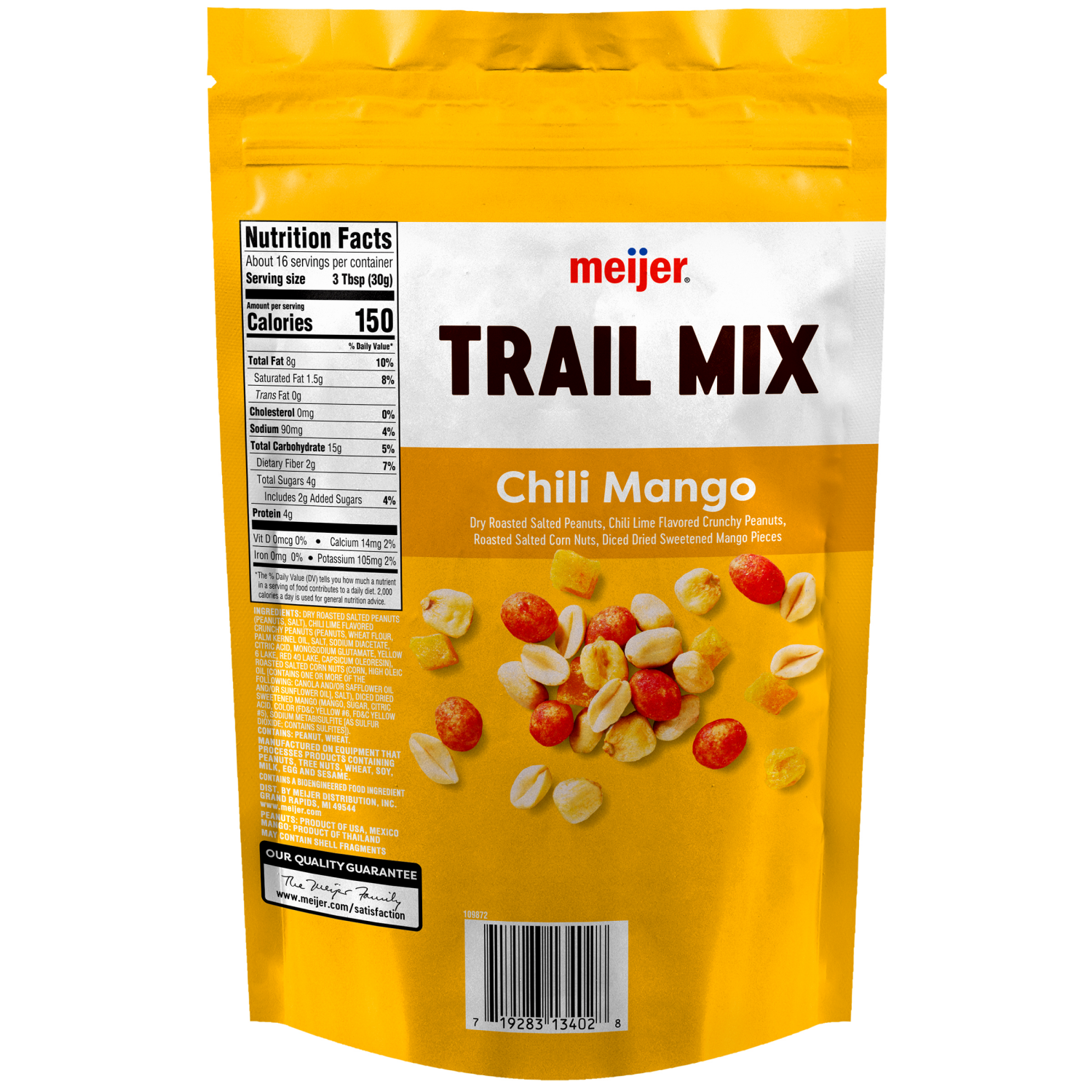 slide 2 of 2, Meijer Chili Mango Trail Mix, 17 oz