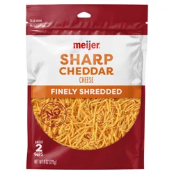 Meijer Finely Shredded Sharp Cheddar Cheese