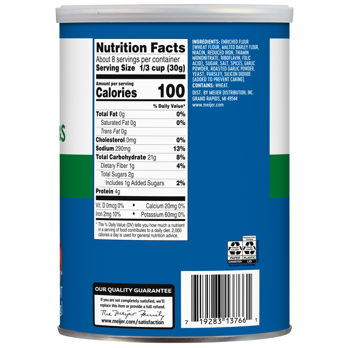 slide 2 of 2, Meijer Panko Italian Flavored, 8 oz