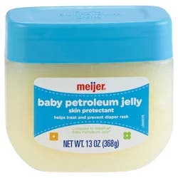 Meijer Baby Petroleum Jelly Skin Protectant, 13 Oz