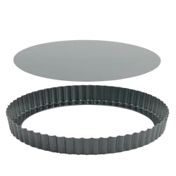 Grand Gourmet GG 9IN TART PAN WITH REMOVABLE BASE