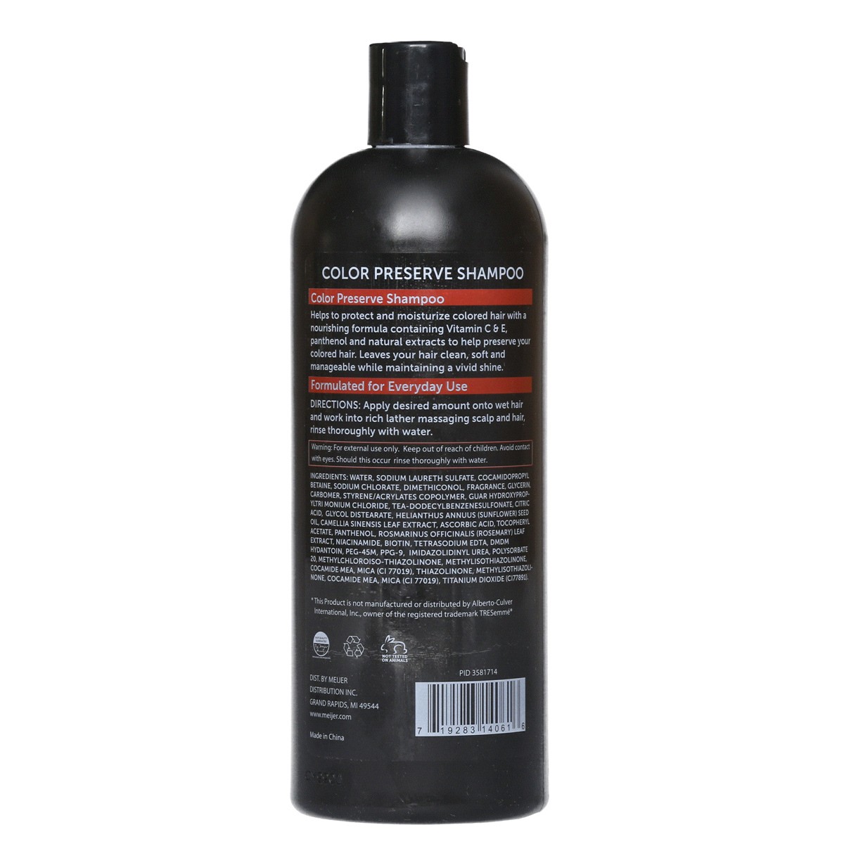 slide 2 of 2, Meijer Color Preserve Shampoo for Color Treated Hair, 28 oz