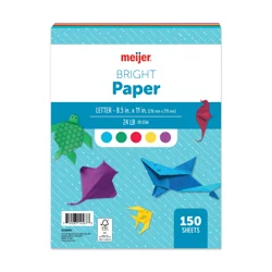 Meijer Color Paper Assorted Bright 150ct.