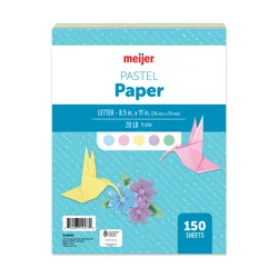 Meijer Pastel Paper, 8.5 In X 11 In, 150 Ct