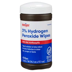 Meijer Hydrogen Peroxide Wipes