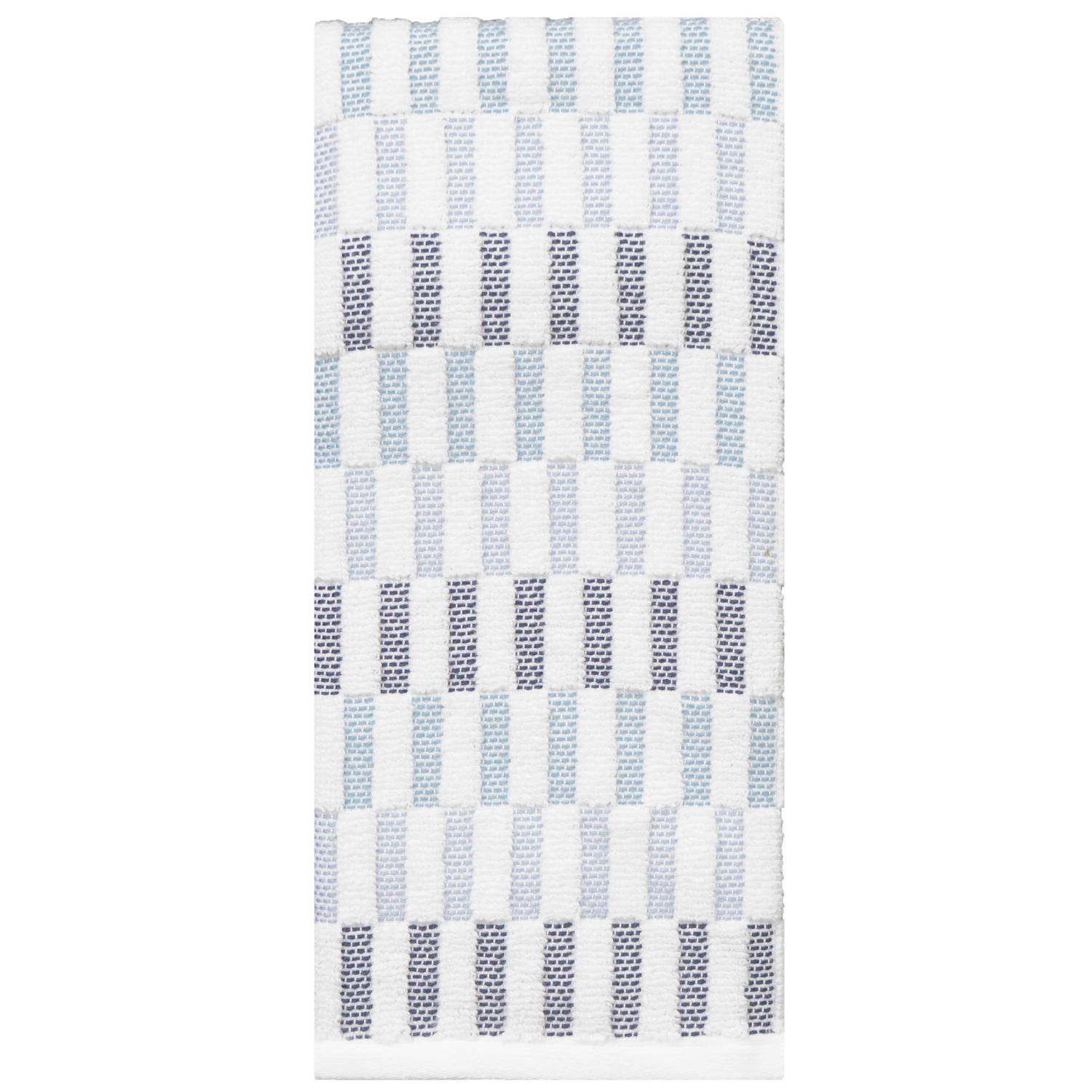 slide 1 of 2, ROOM & RETREAT RR Blue Checker Fashion Hand Towel, 16 in x 28 in, 1 ct