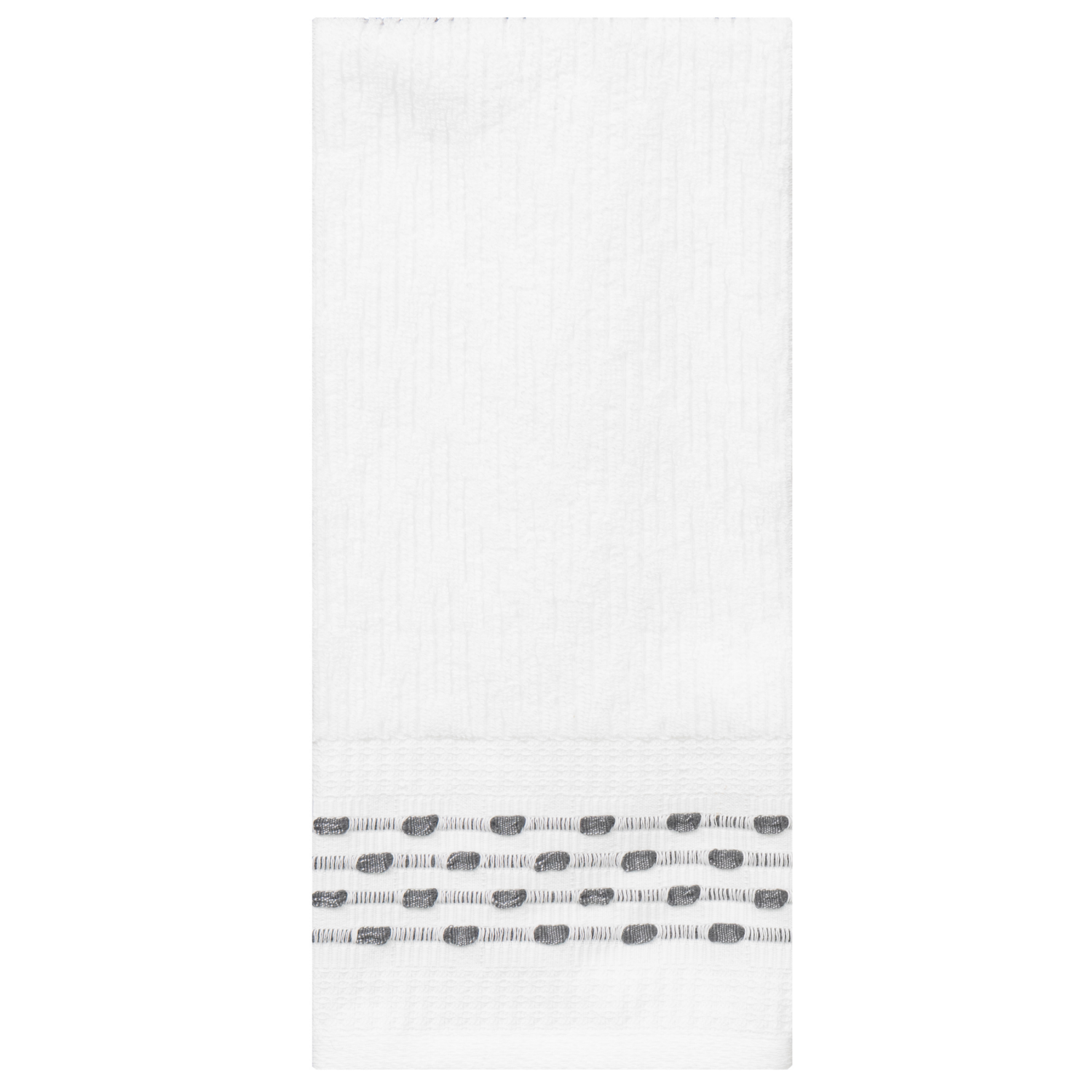 slide 1 of 2, ROOM & RETREAT RR Luxury Gray Fashion Hand Towel, 16 in x 30 in, 1 ct