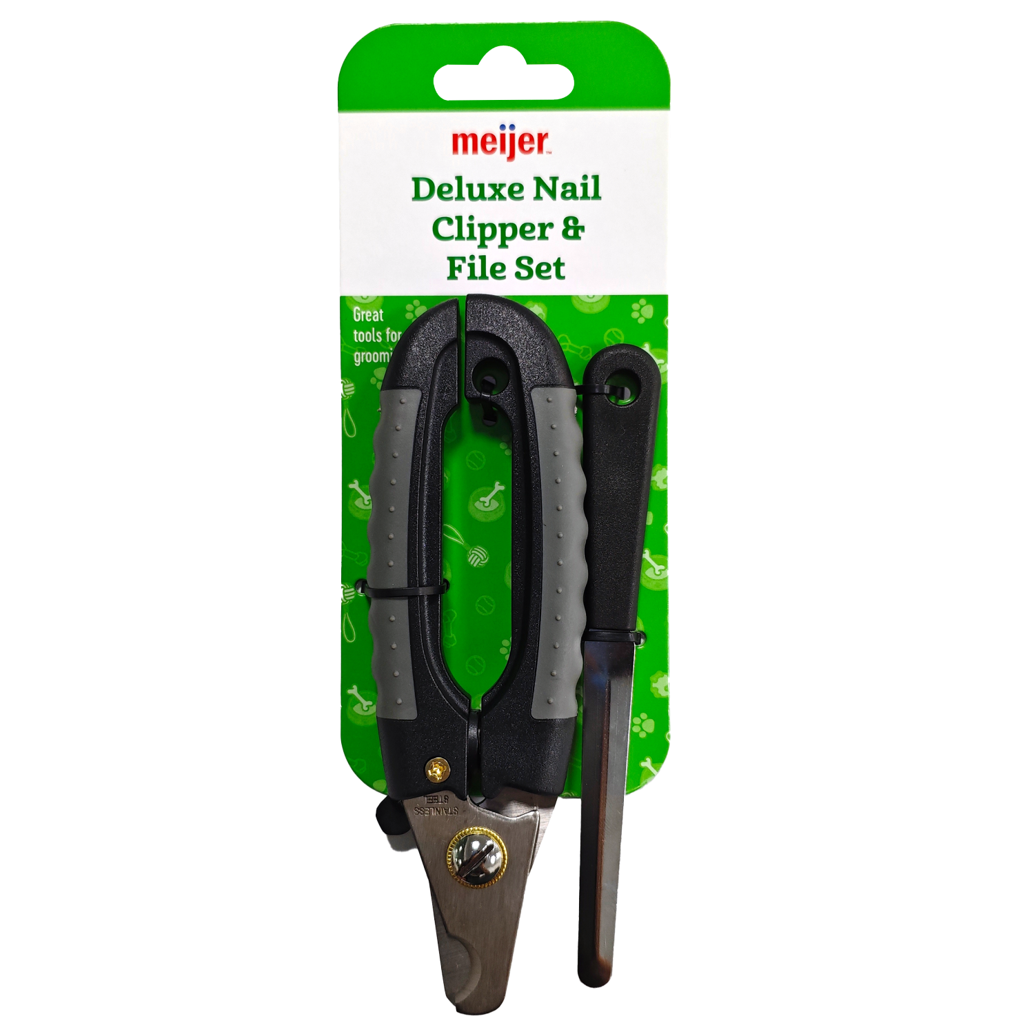 slide 1 of 4, Meijer Deluxe Dog Nail Clipper & File Set, 2 ct