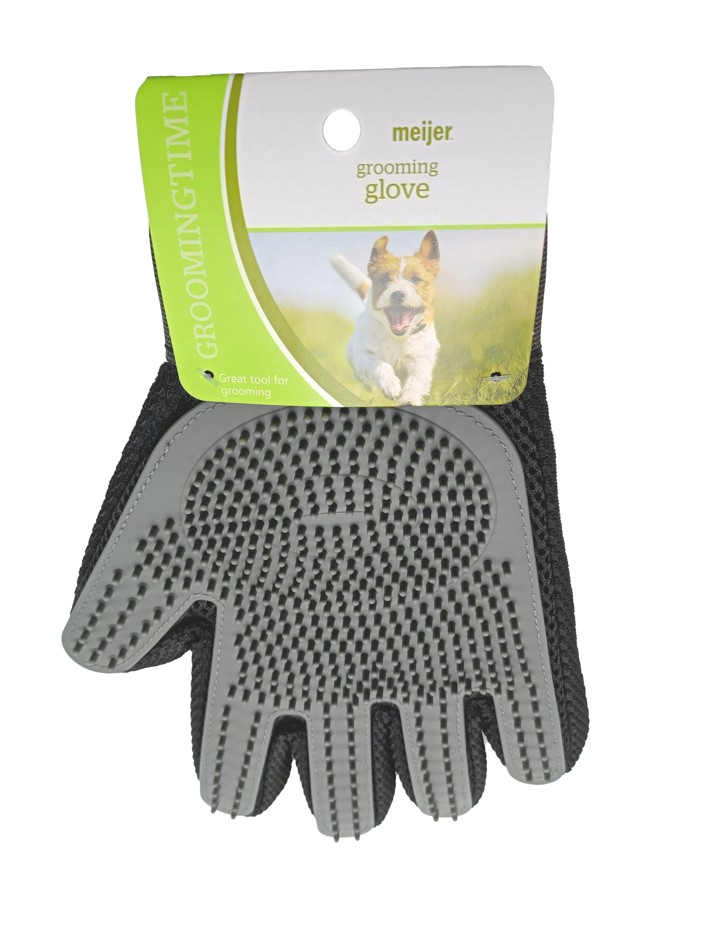 slide 5 of 5, Meijer Grooming Glove, 1 ct