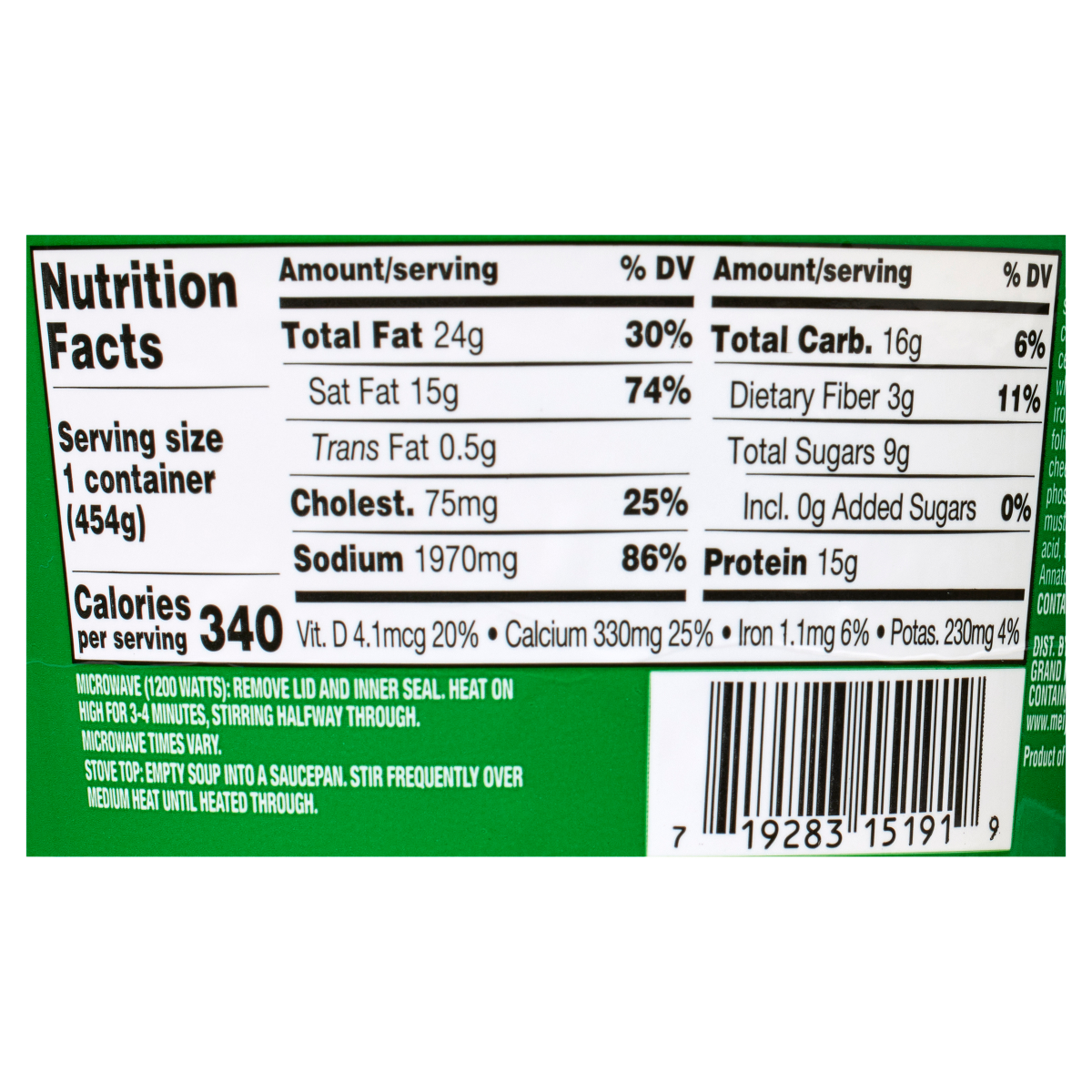 slide 3 of 3, Crafted Market by Meijer Broccoli Cheddar Soup 16 oz, 16 oz
