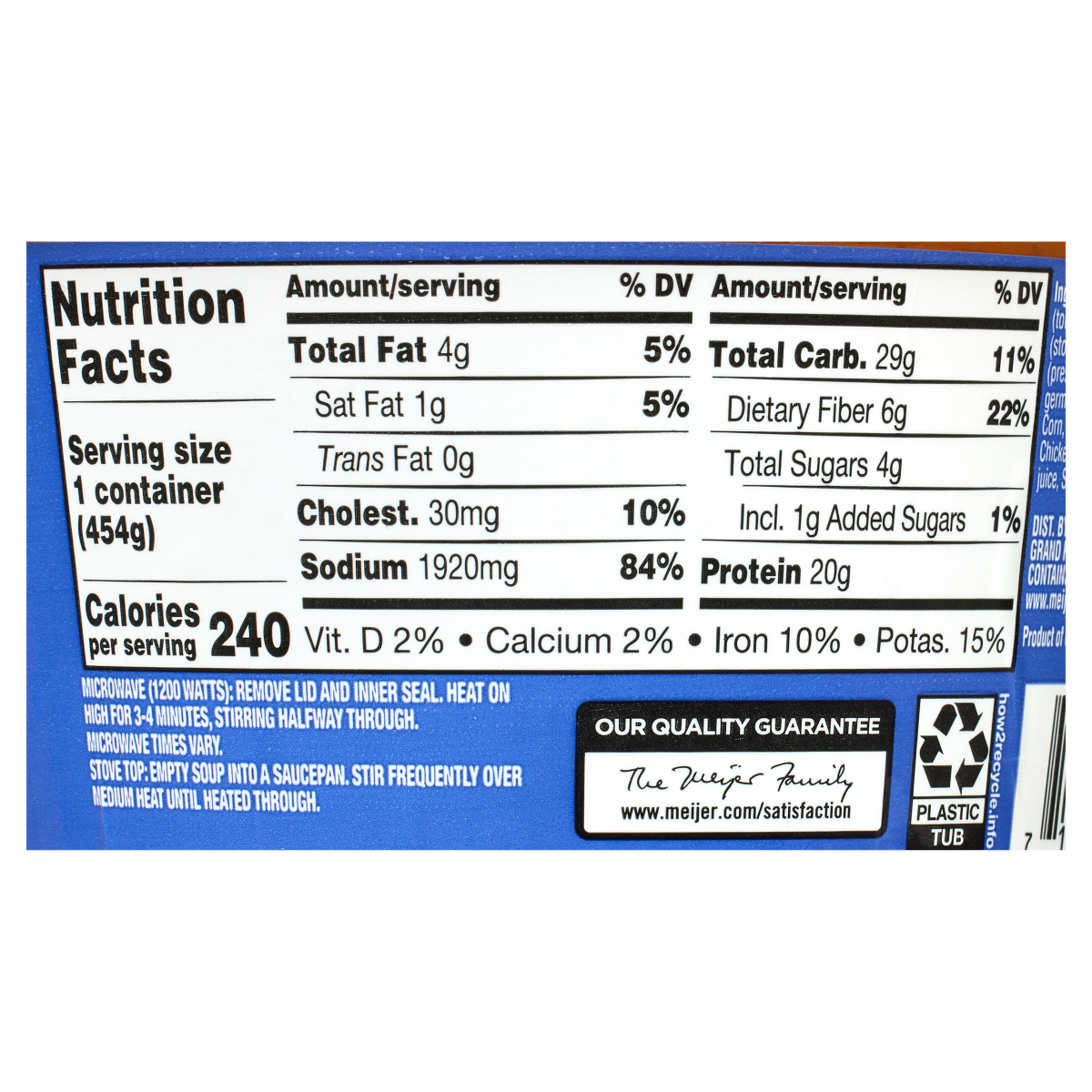 slide 3 of 3, Crafted Market by Meijer Chicken Tortilla Soup, 16 oz