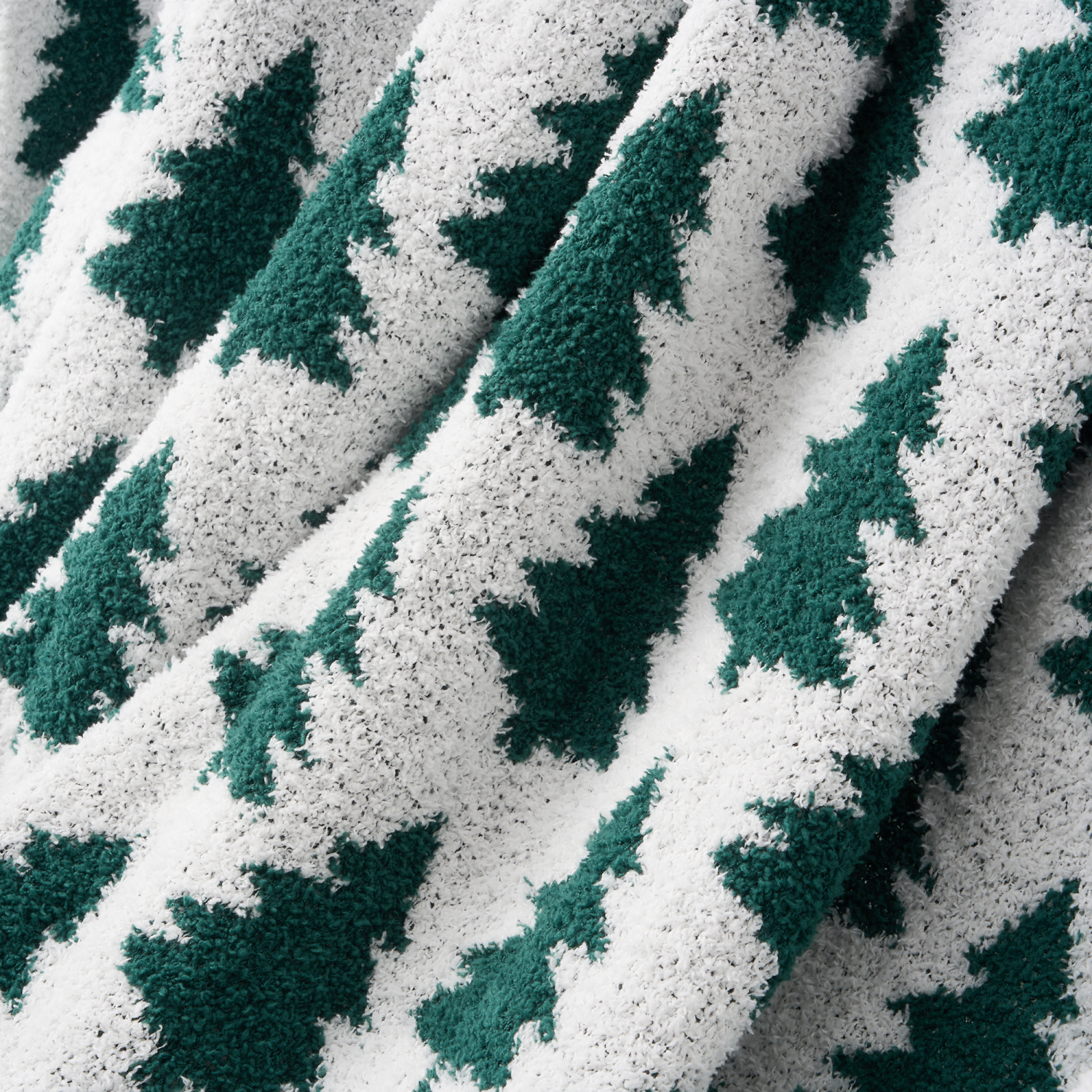 slide 3 of 6, Room & Retreat, Jacquard Feather Yarn Throw, 50 in x 70 in, Tree, 50 inx70 in