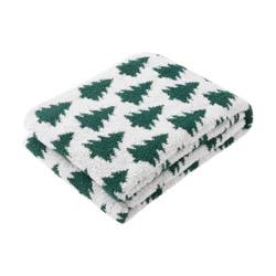 Room & Retreat, Jacquard Feather Yarn Throw, 50 in x 70 in, Tree