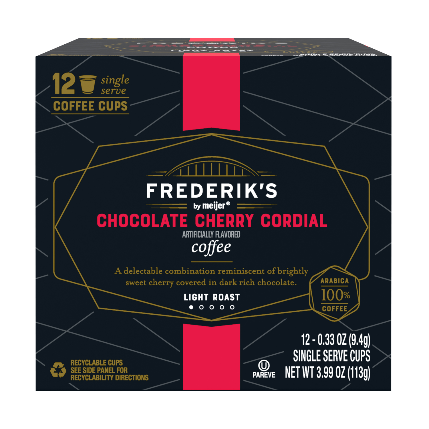 slide 4 of 6, Frederik's By Meijer Frederik's by Meijer Cherry Cordial Coffee Pods, 12 ct, 12 ct