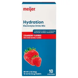 MEIJER HYDRATION MIX STRAWBERRY 10CT