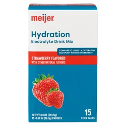MEIJER HYDRATION MIX STRAWBERRY 15CT