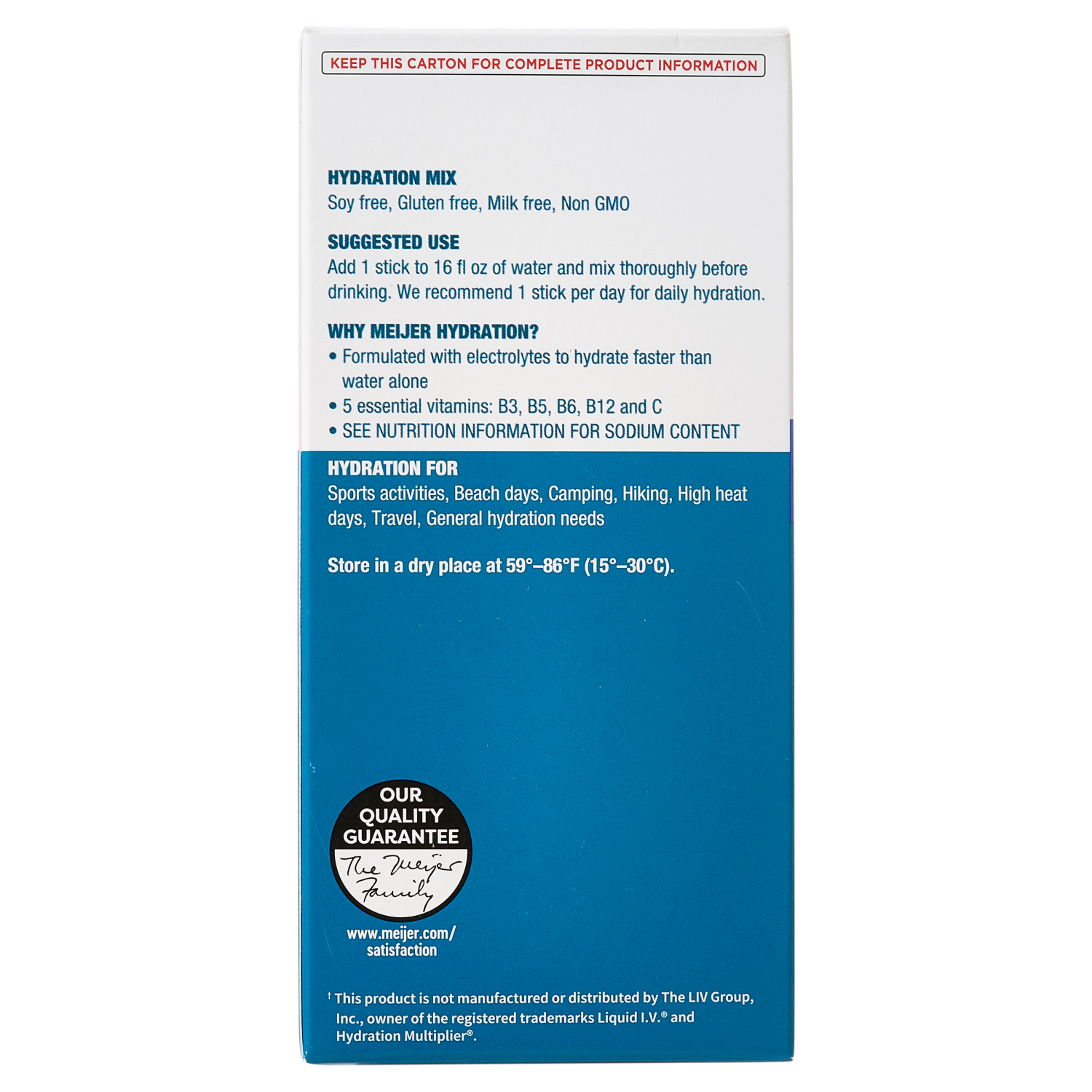 slide 3 of 4, MEIJER HYDRATION MIX ICE POP 10CT, 10 ct