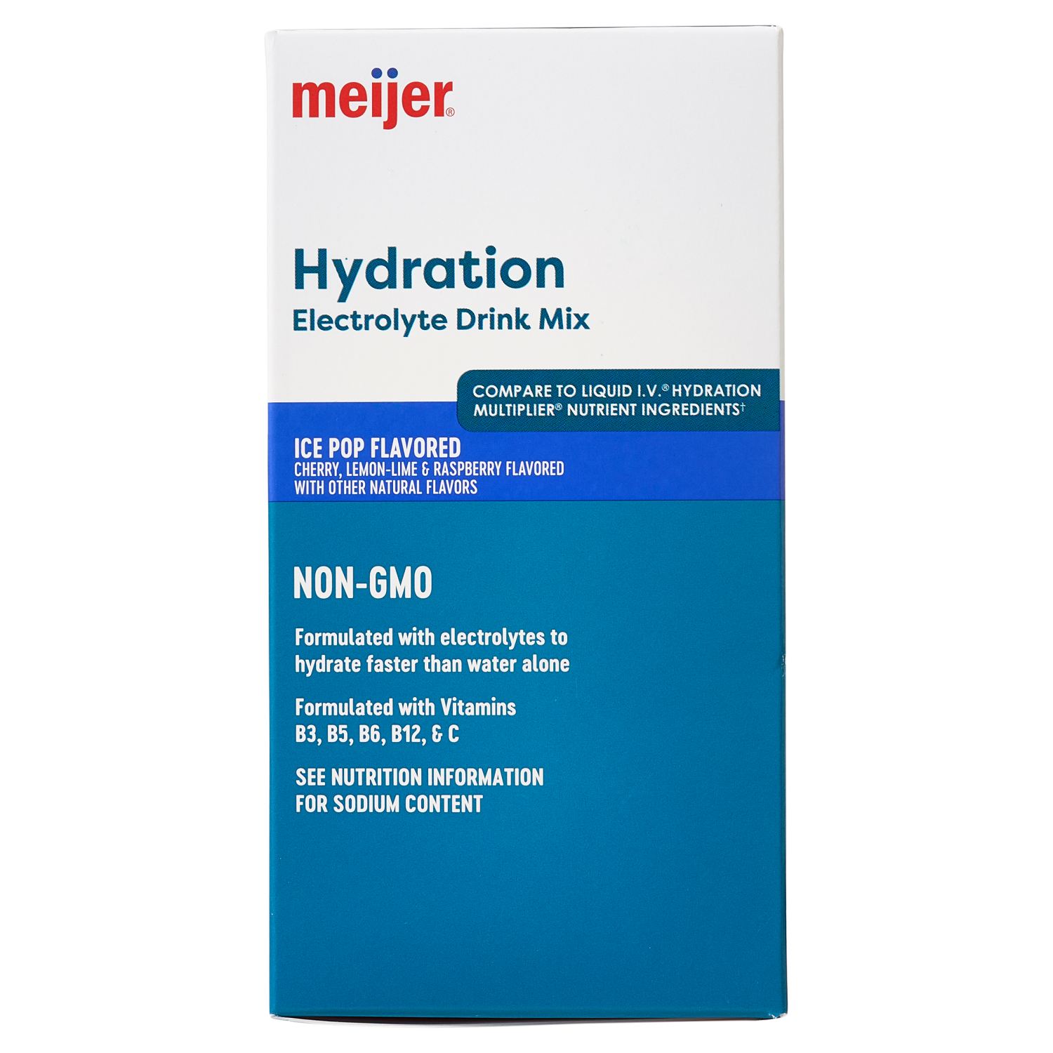 slide 4 of 4, MEIJER HYDRATION MIX ICE POP 10CT, 10 ct