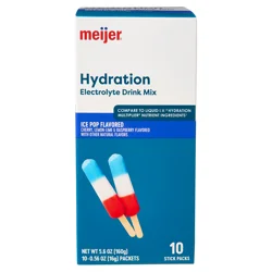 MEIJER HYDRATION MIX ICE POP 10CT