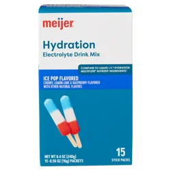MEIJER HYDRATION MIX ICE POP 15CT
