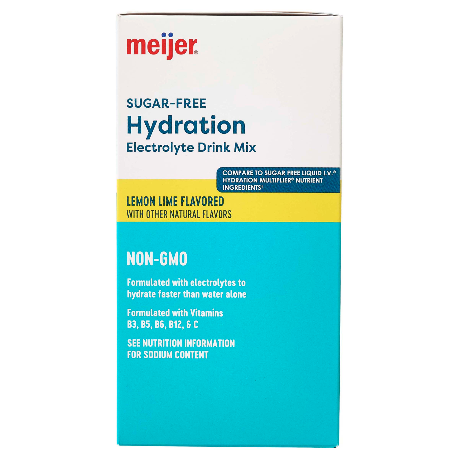 slide 4 of 4, MEIJER HYDRATION MIX LEMON LIME SF 10CT, 10 ct