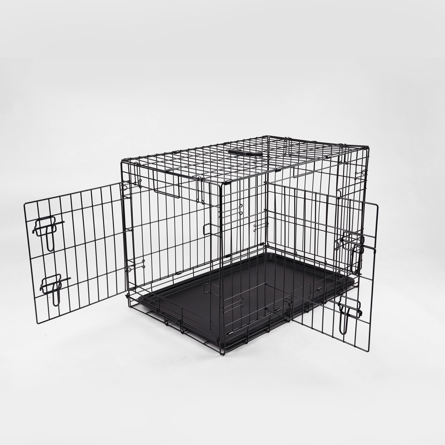 slide 4 of 4, Meijer ProValu 2 Door Wire Crate 30x19x21, 1 ct