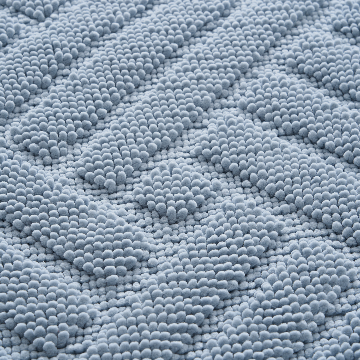 slide 3 of 3, Room & Retreat Memory Foam Bath Mat, 20 in x 32 in, BLUE FOG, 20 x 32 