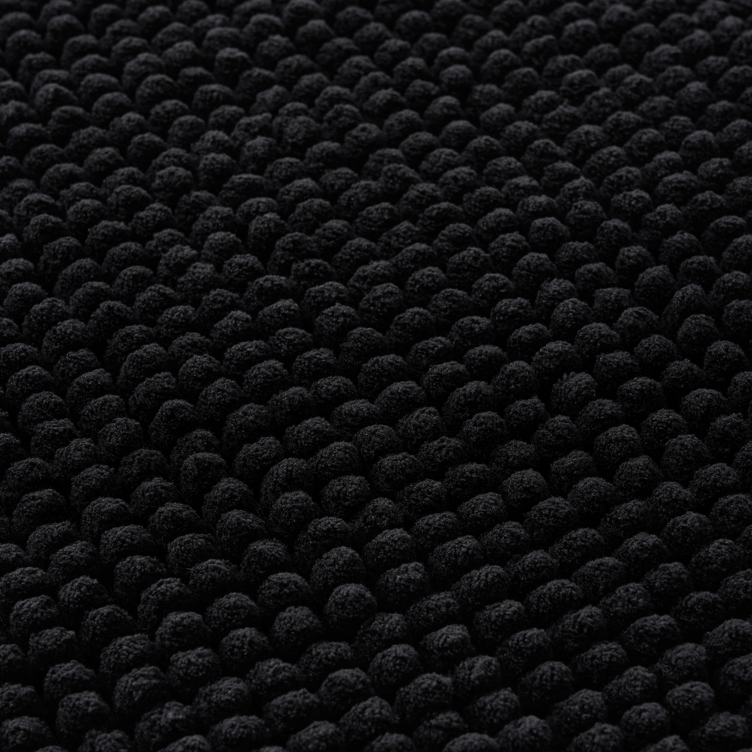 slide 3 of 3, Havenstay Noodle Bath Mat, 17 in x 24 in + 20 in x 32 in, 2pk, Black, 2 ct