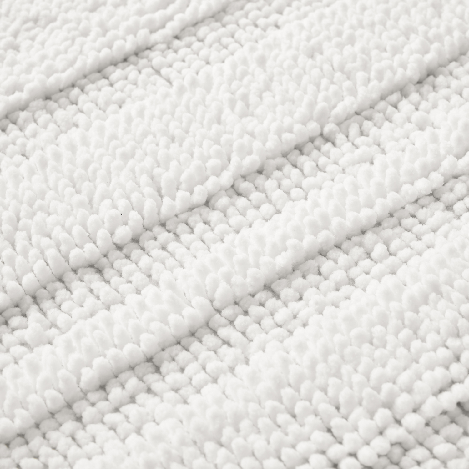 slide 3 of 3, Room & Retreat, Memory Foam Bath Mat, 20 in x 32 in, White, 20 in x 32 in