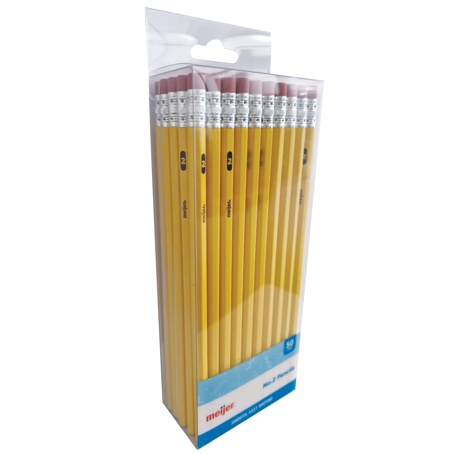 slide 8 of 8, Meijer No.2 Yellow Pencils, 8 ct