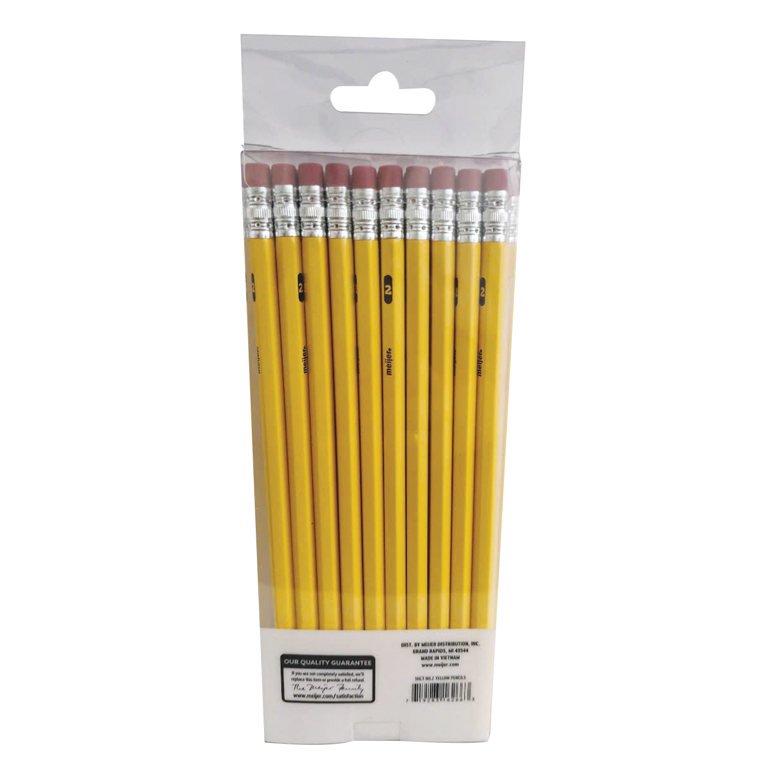 slide 2 of 8, Meijer No.2 Yellow Fashion Pencils, 50 ct