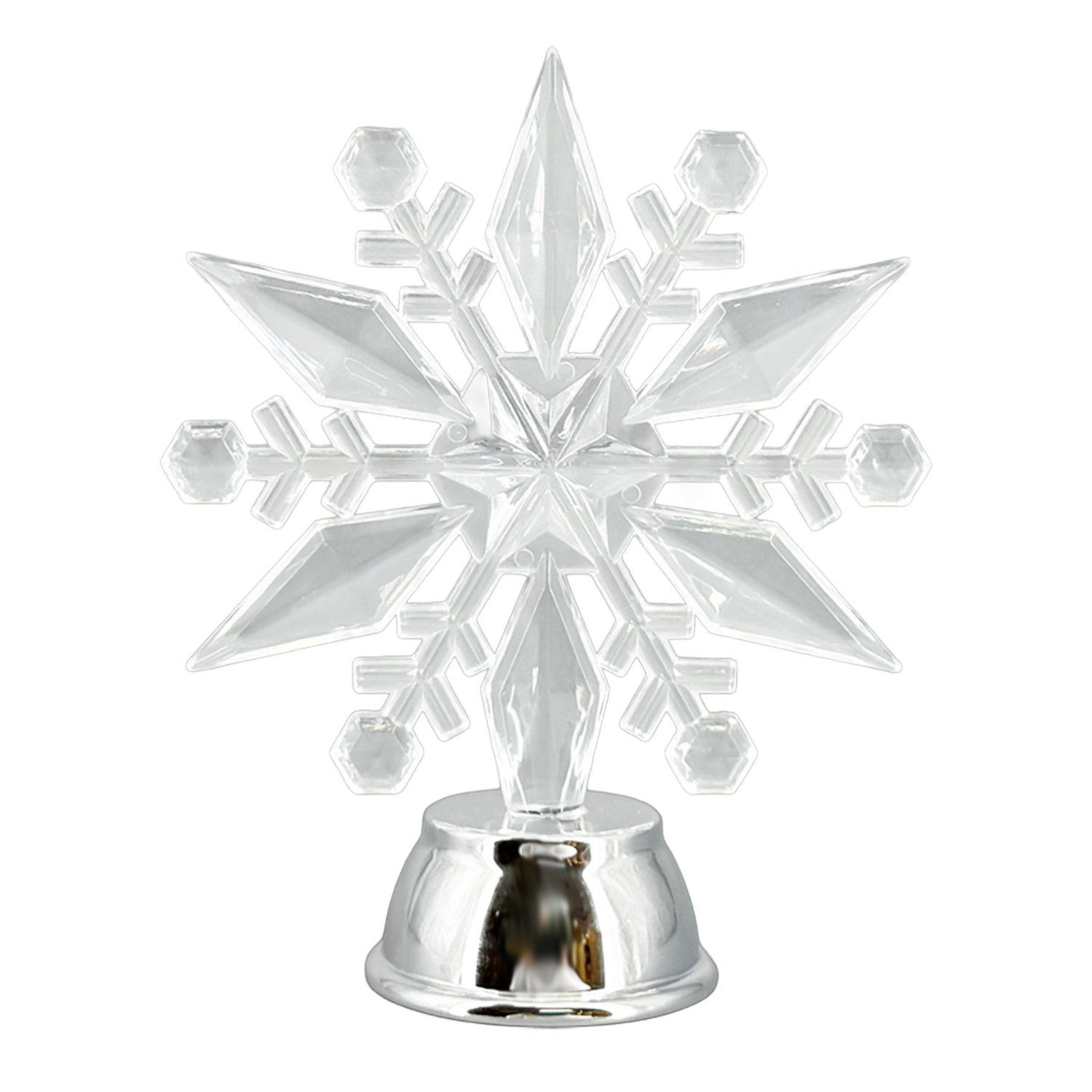 slide 2 of 7, December Home Light Up Figurine Snowflake 5 Assorted, 5.2 in