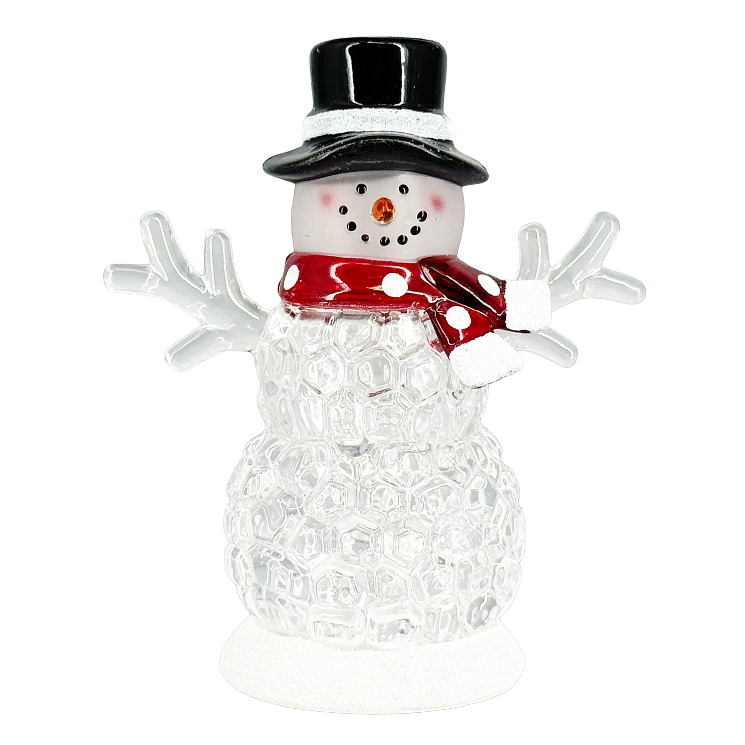 slide 3 of 7, December Home Light Up Figurine Snowflake 5 Assorted, 5.2 in