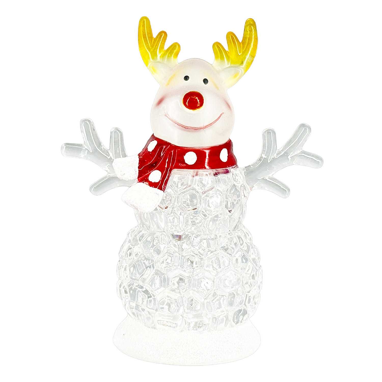 slide 7 of 7, December Home Light Up Figurine Snowflake 5 Assorted, 5.2 in