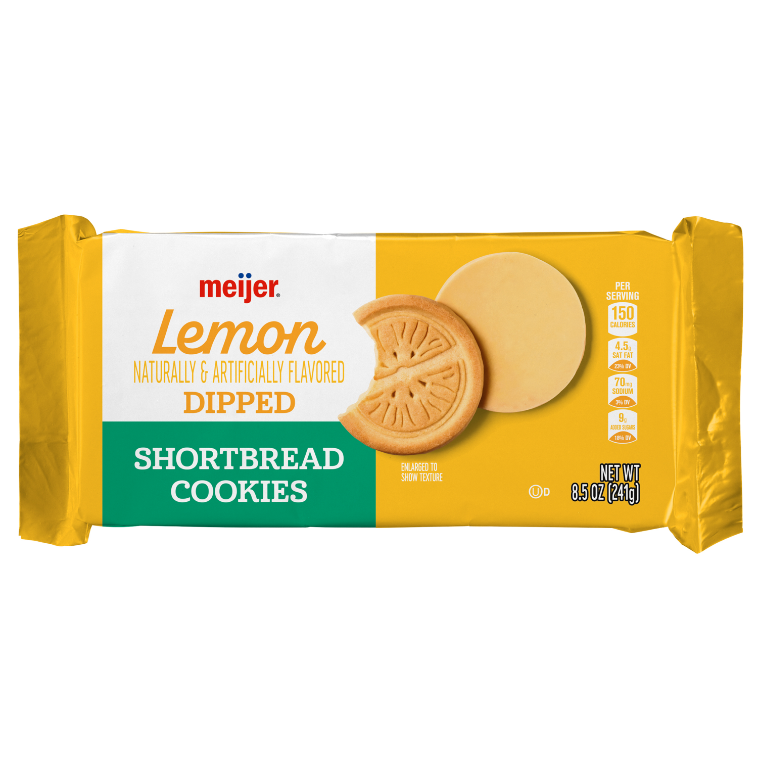 slide 1 of 2, Meijer Lemon Shortbread Cookies, 8.5oz, 8.5 oz