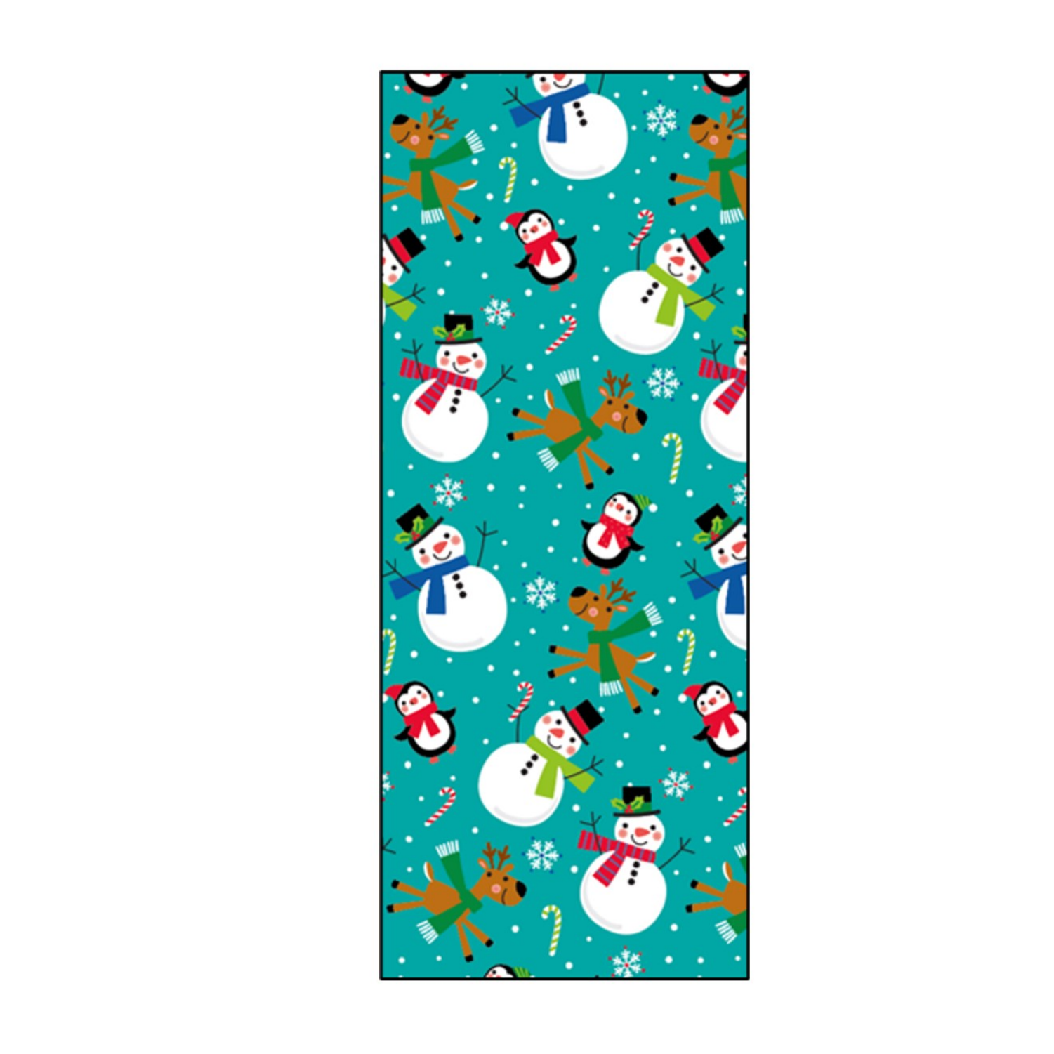 slide 1 of 1, December Home DH Paper Roll Wrap Chractr Tss 40X90Sqft, 1 ct